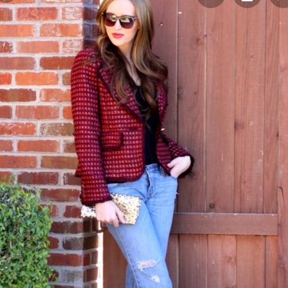 Tory Burch Jackets & Blazers - Tory Burch Tweed Blazer Jacket/coat